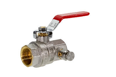 Кран шаровой BVR-DR со спускным элементом PN40 DN 15 Т от -20С +120 град. латунь