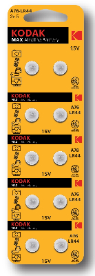 Батарейка AG13 (357) LR1154, LR44 [KAG13-10] MAX Button Cell (100/1000/70000)