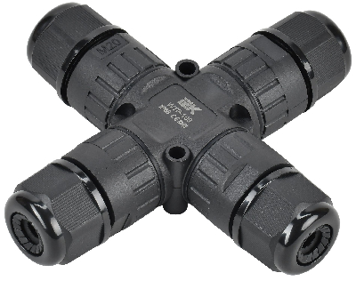 Коннектор кабельный герметичный WTP-108 3 PIN IP68 IEK