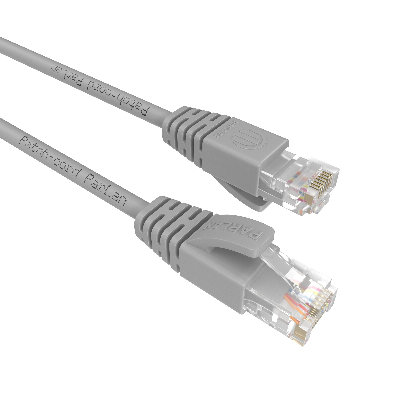 Патч-корд U/UTP Cat 5e ZH 4х2х0,60 Flex 0,3м серый