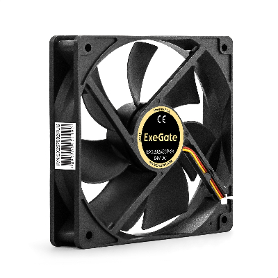 Вентилятор для корпуса 24В DC, 120x120x25 мм, 3pin, 2100RPM, 34dBA, подшипник скольжения