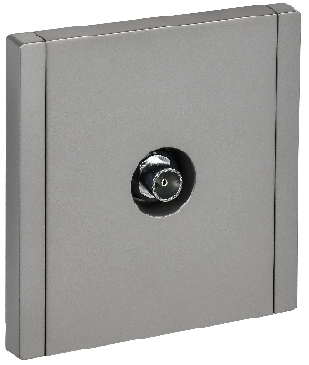 FORTE&PIANO Розетка TV оконечная FP528 сталь IEK