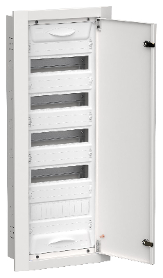 TITAN 5 Корпус металлический ЩРв-60 (1х60) 880х365х130мм IP31 белый (одна дверь)