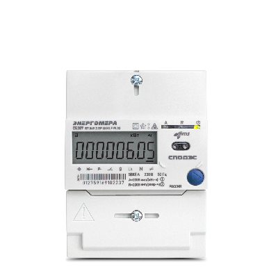 Счетчик электрической энергии однофазный многофункциональный CE207 R7.849.2.OA.QUVLF SPDs*(РЭБ)