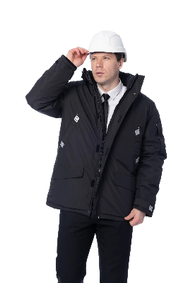 Зимняя куртка-парка Brodeks KW204, черный (M)