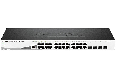 Коммутатор управляемый L2 28 порта RJ45/SFP 10 100 1000 Мб/с