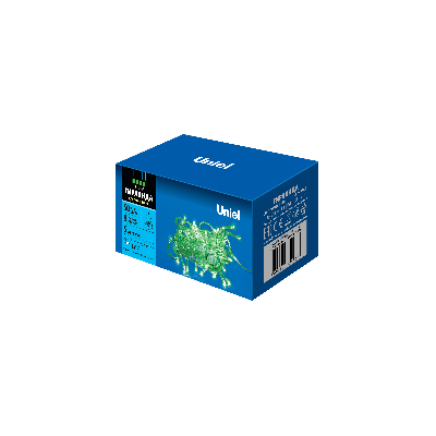 Гирлянда светодиодная с контроллером, 5 м 50 светодиодов ULD-S0500-050/DTA GREEN IP20 Зеленый свет прозрачный провод