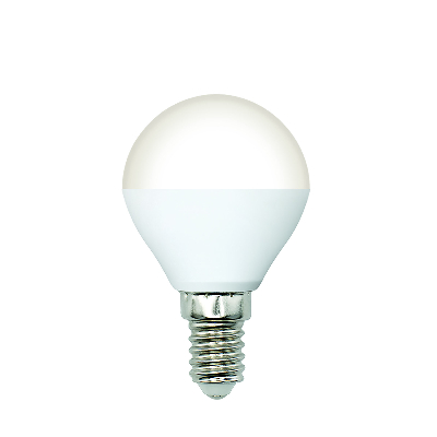 Лампа светодиодная LED-G45-6W/6500K/E14/FR/SLS Форма шар матовая Дневной свет (6500K)