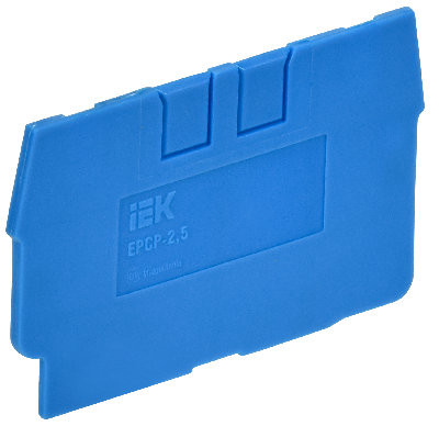ARMAFIX Заглушка для колодки клеммной CP 2,5мм2 синяя IEK