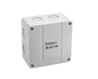 Коробка распределительная 110*110*67 мм IP 65, серая, в комплекте с клеммным рядом 5х6 кв.мм, 41А 