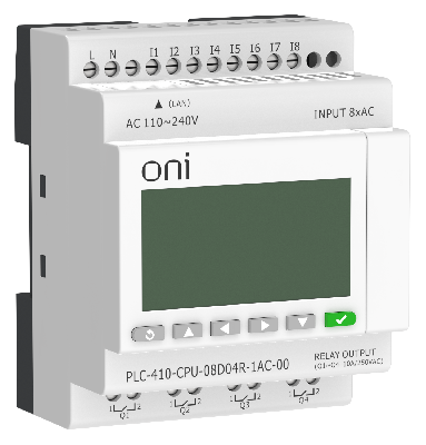 Модуль ПЛК 410 ЦПУ 8 DI 4 RO 220В AC с Ethernet портом с экраном