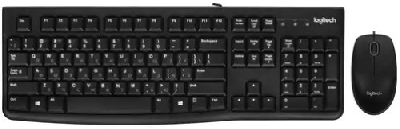 Комплект клавиатура + мышь MK120 Desktop, черный