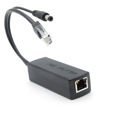 Сплиттер PoE 1xRJ45 10/100Мбит/с, 15.4Вт