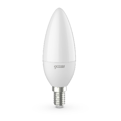 Лампа светодиодная LED 6.5 Вт 550 лм 4100К AC150-265В E14 свеча нейтральный  Black Gauss