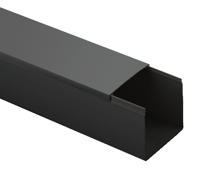 Кабель-канал KK-B-60-60 черный 60x60мм 12м
