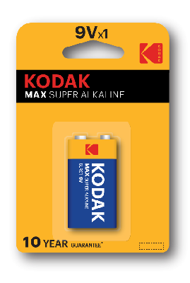 Батарейка 6LR61-1BL MAX SUPER Alkaline [K9V-1] (10/200/6000)