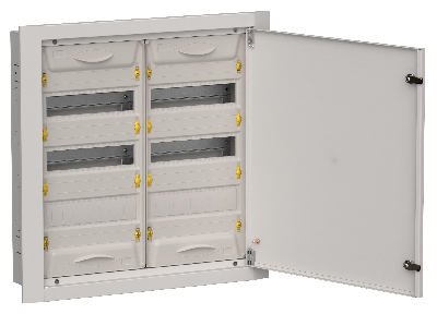 TITAN 5 Корпус металлический ЩРв-72 (2х36) 630х625х130мм IP31 серый (одна дверь)