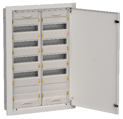 TITAN 5 Корпус металлический ЩРв-120 (2х60) 880х625х130мм IP31 серый (одна дверь)