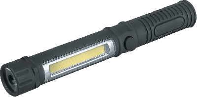 Фонарь светодиодный NPT-W05-3AAA 1Вт LED+1Вт COB LED пластик