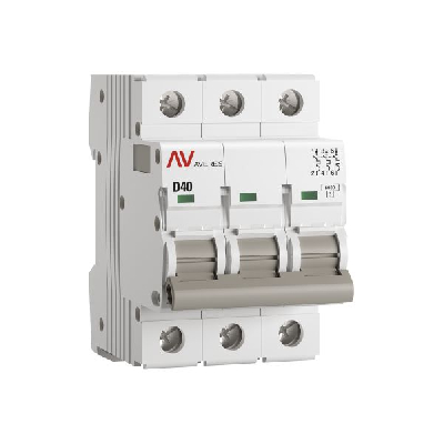 Выключатель автоматический AV-6 3P 40A (D) 6кА AVERES