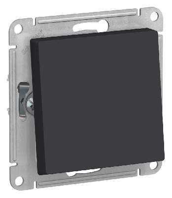 ATLASDESIGN AQUA 1-клавишный ПЕРЕКЛЮЧАТЕЛЬ IP44, сх.6, 10АХ, механизм, КАРБОН