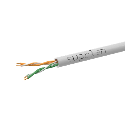 Витая пара Median UTP Cat.5e 2x2xAWG24 Cu PVC Indoor 500м SUPRLAN