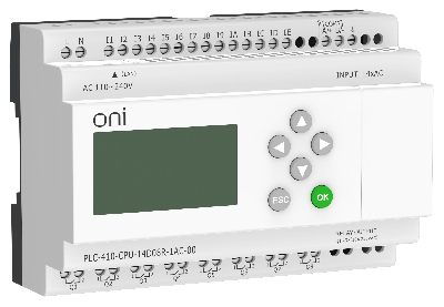 ПЛК 410 Модуль ЦПУ 14 DI 8 RO 220В AC с Ethernet портом с экраном ONI