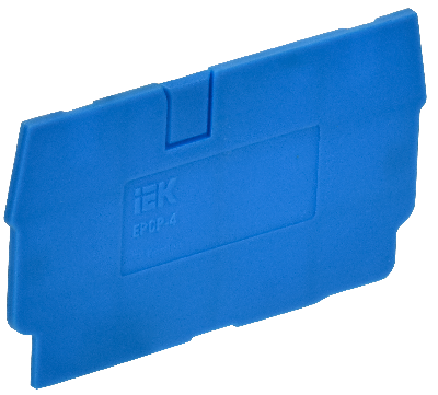 ARMAFIX Заглушка для колодки клеммной CP 4мм2 синяя IEK
