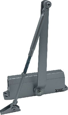 Доводчик дверной ATEC-D230E-Sl EN5/6 двери до 120 кг серебристый