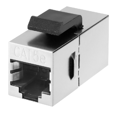 Соединитель проходной 8P8C (RJ-45) FTP. Cat.5e