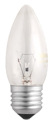 Лампа накаливания B35 240V 60 Вт E27 clear