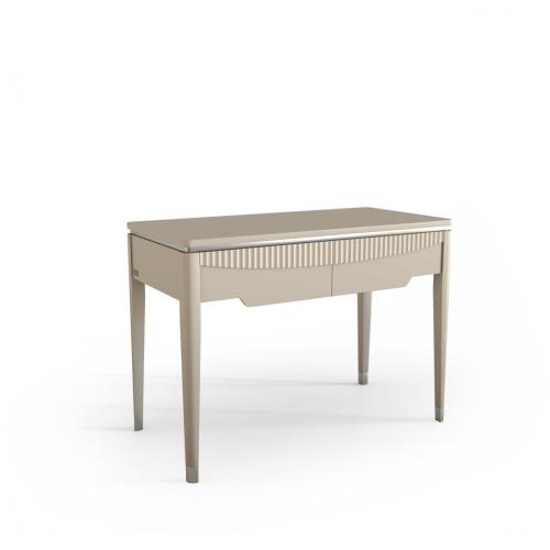 Консоль Aura с 2 ящиками, фрезеровка, 110 х 50 х 80 см, бежевый