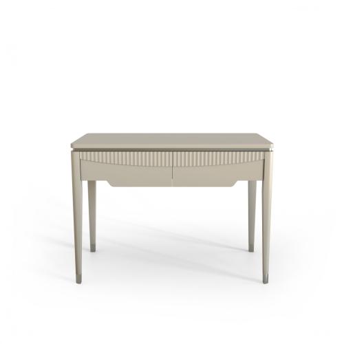 Консоль Aura с 2 ящиками, фрезеровка, 110 х 50 х 80 см, бежевый