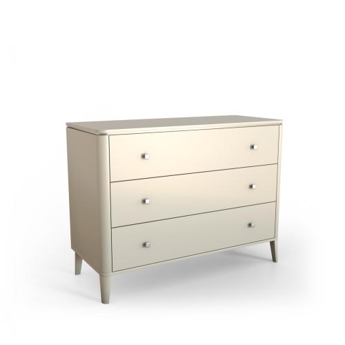 Комод Grace с 3 ящиками, 120 х 50 х 90 см, бежевый
