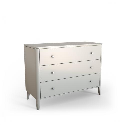 Комод Grace с 3 ящиками,  120 х 50 х 90 см, светло-серый