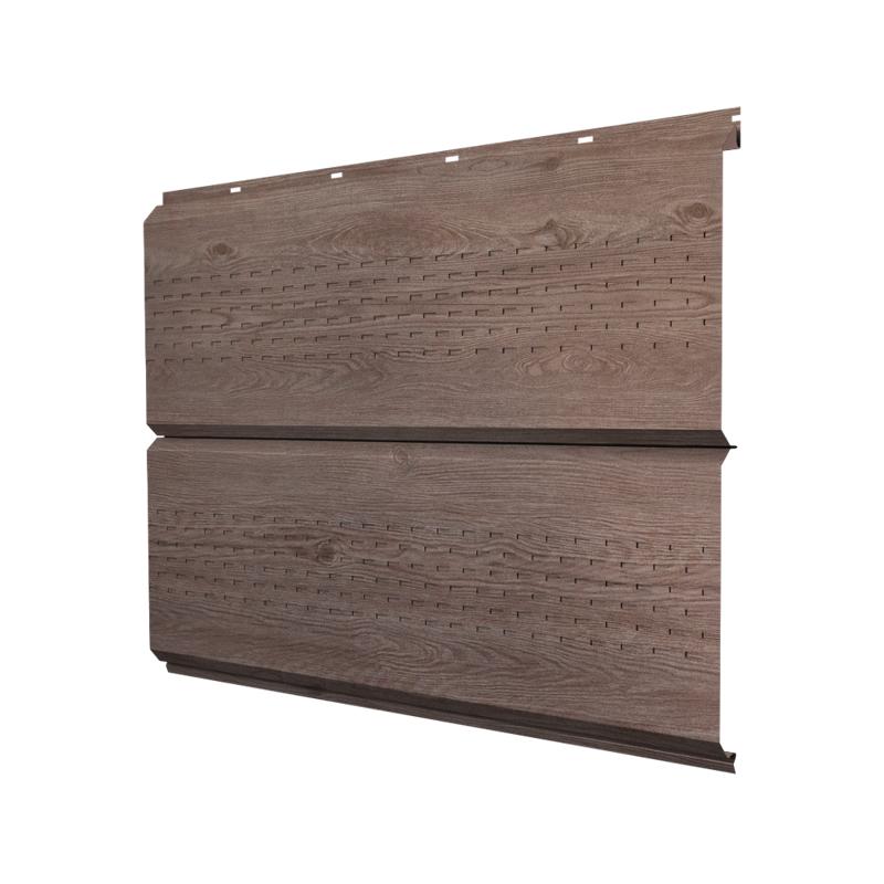 Софит ЭкоБрус new c перфорацией 0,45 Print Elite White Wood