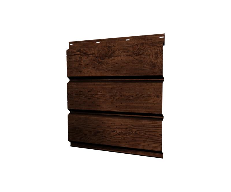 Софит металлический полная перфорация 0,45 Print Elite с пленкой Cherry Wood