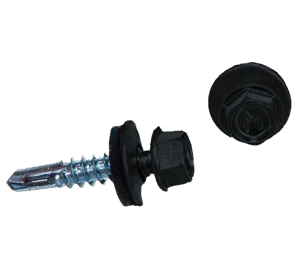 Саморез по металлу Daxmer 5,5х25 RAL 7016 (250) сверло №3