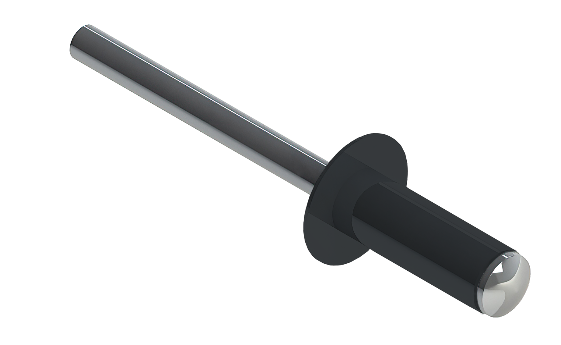 Заклёпка вытяжная Daxmer 4,0х10 RAL 7016 (1000шт) алюм/сталь