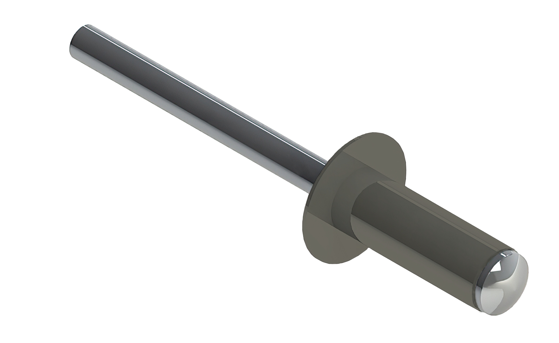 Заклёпка вытяжная Daxmer 4,0х10 RAL 7023 (750шт) нерж/нерж