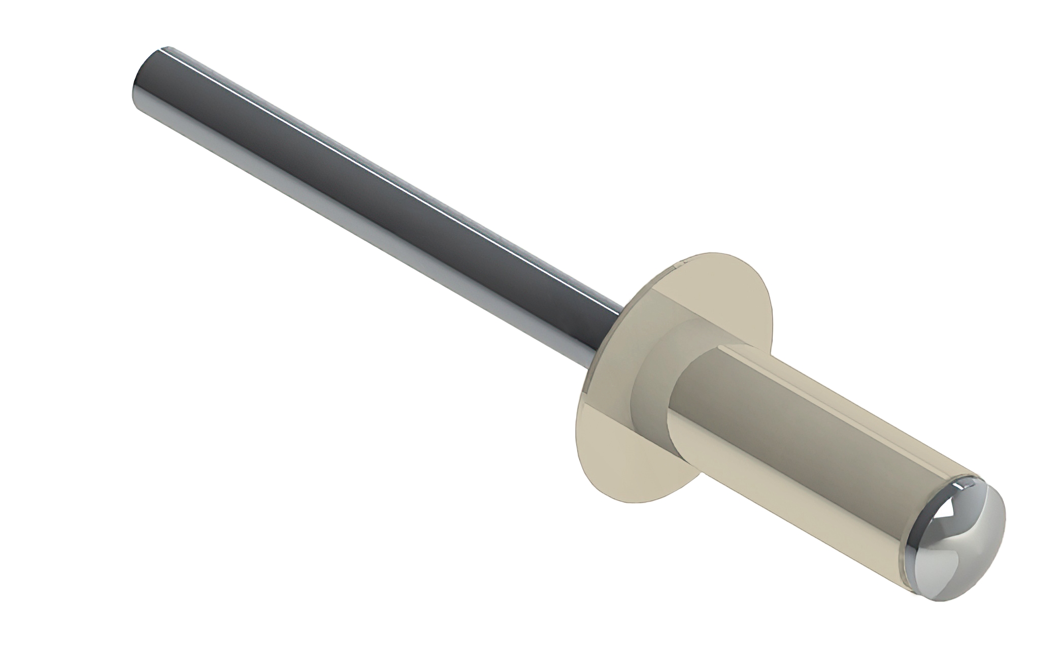 Заклёпка вытяжная Daxmer 4,8х12 RAL 1013 (500шт) нерж/нерж
