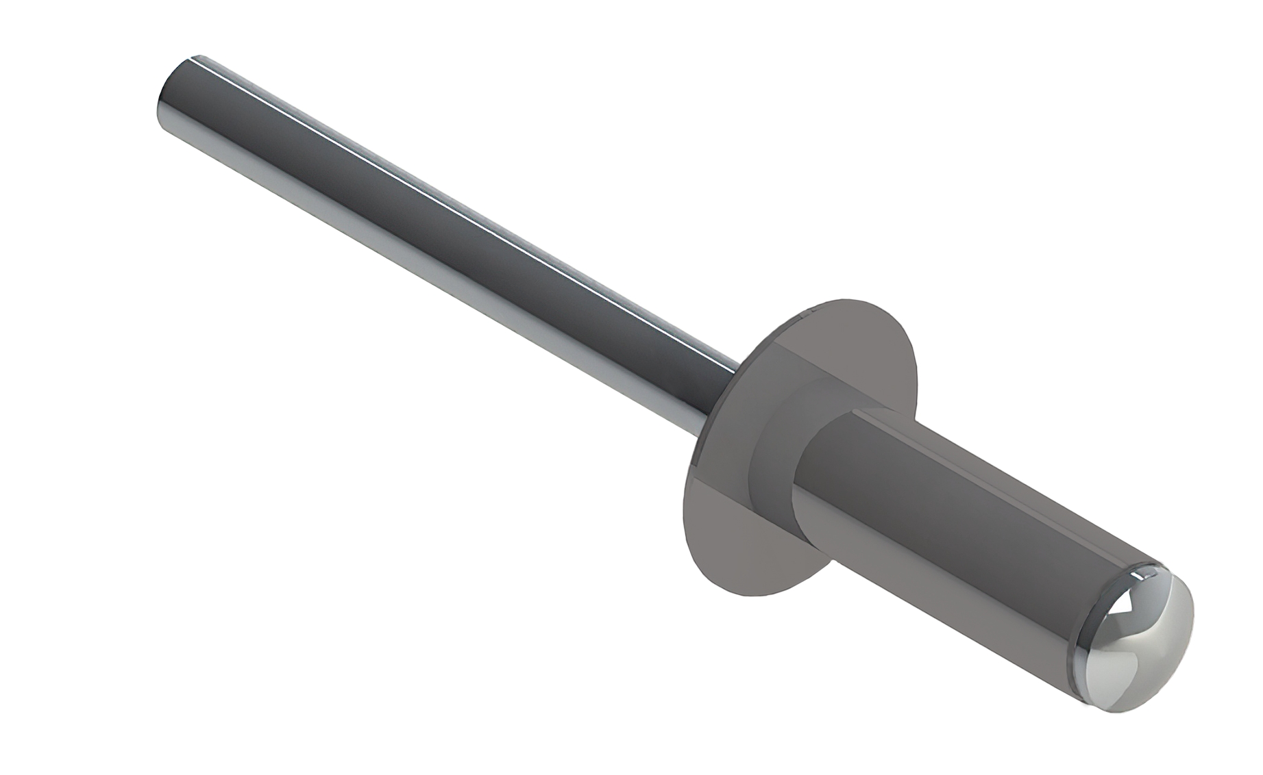 Заклёпка вытяжная Daxmer 4,0х10 RAL 7036 (750шт) нерж/нерж