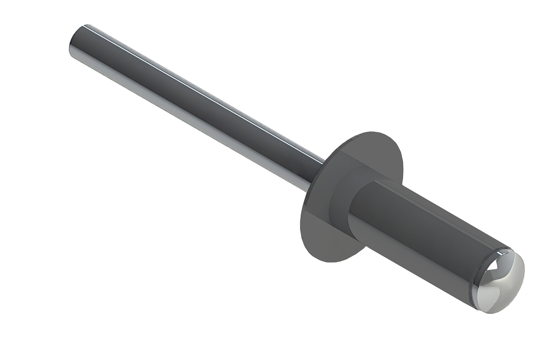 Заклёпка вытяжная Daxmer 4,0х10 RAL 7037 (750шт) нерж/нерж