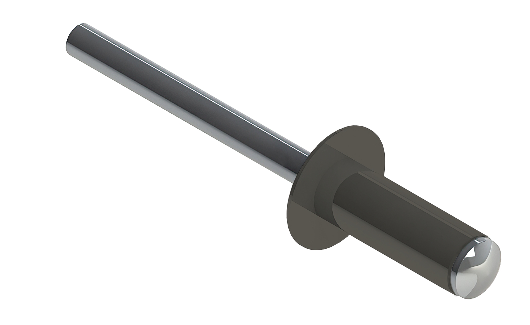 Заклёпка вытяжная Daxmer 4,0х10 RAL 7039 (750шт) нерж/нерж