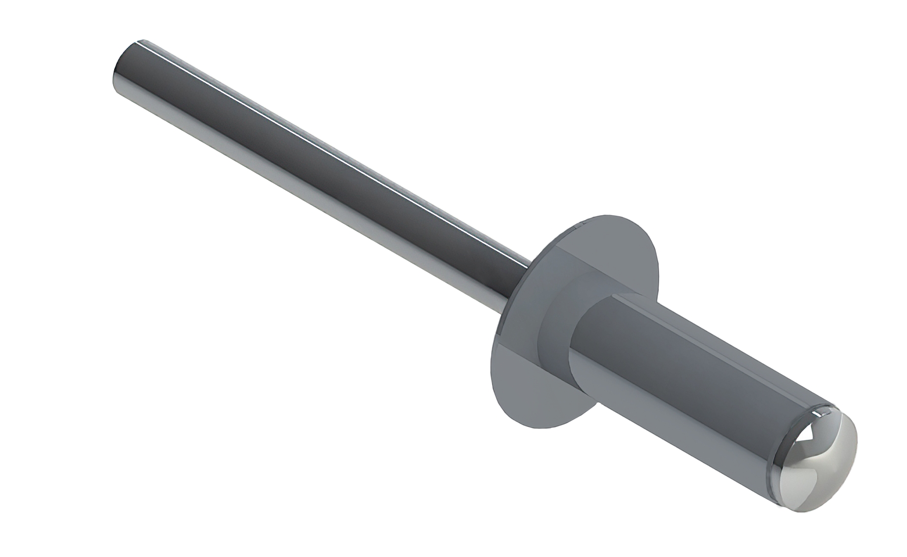 Заклёпка вытяжная Daxmer 4,0х10 RAL 7040 (750шт) нерж/нерж
