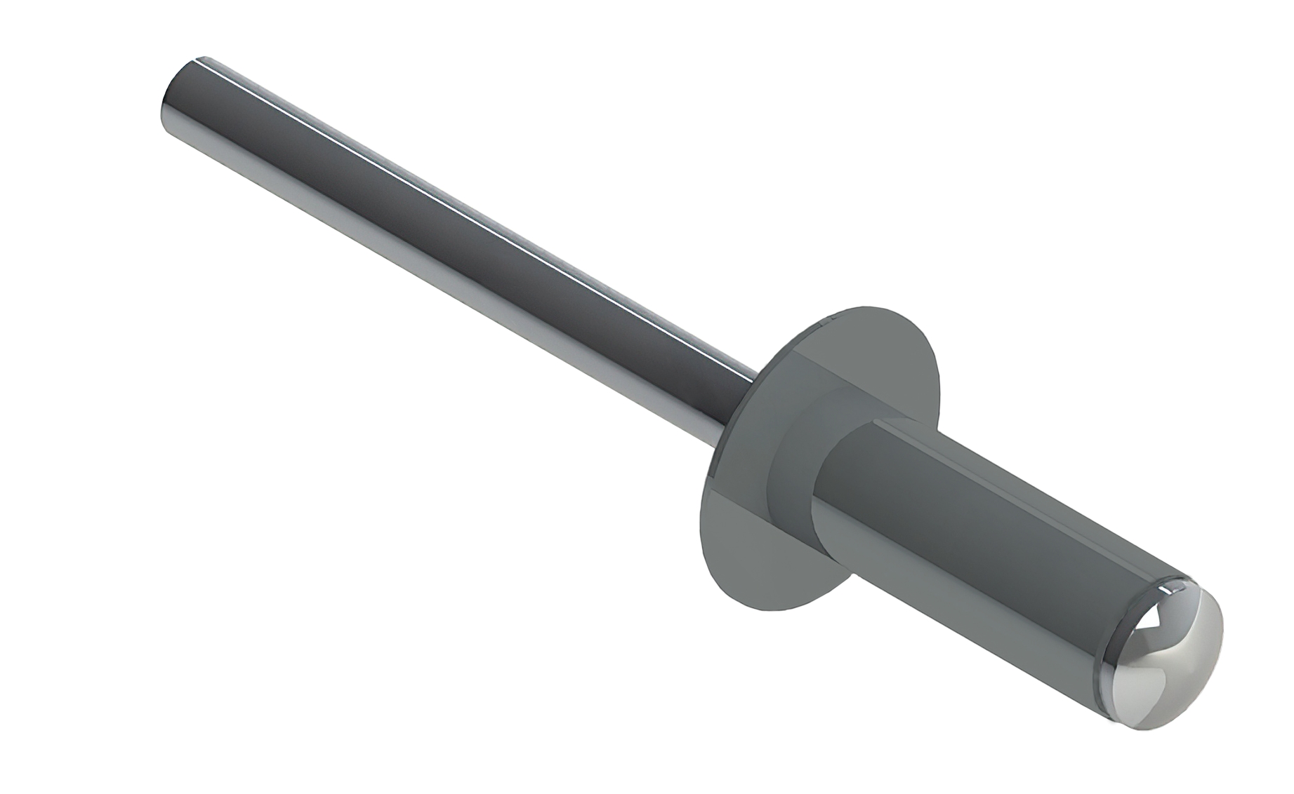 Заклёпка вытяжная Daxmer 4,0х10 RAL 7042 (750шт) нерж/нерж
