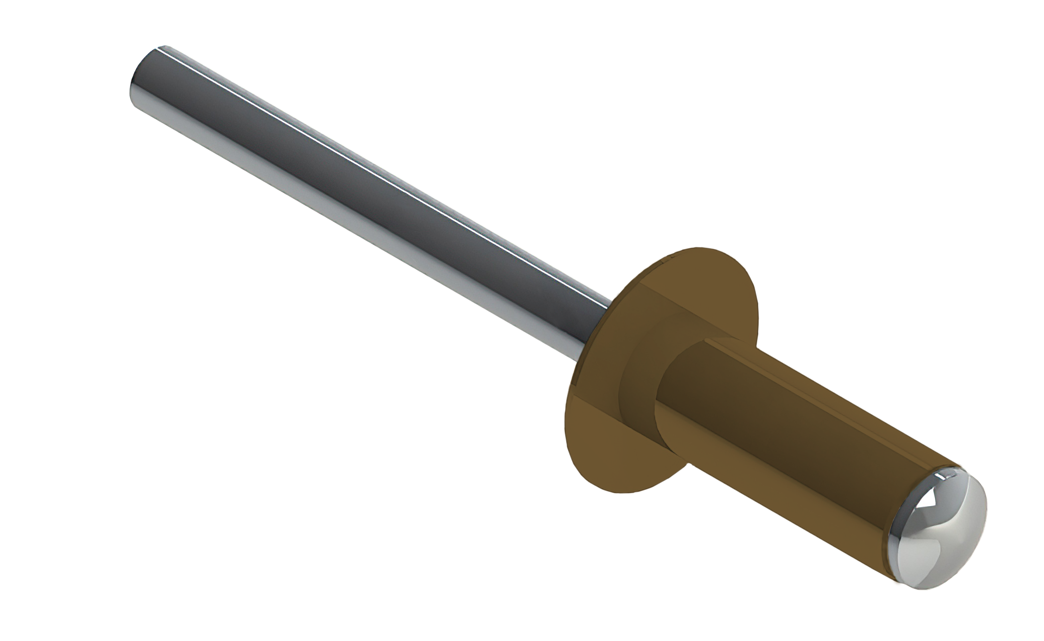Заклёпка вытяжная Daxmer 3,2х8 RAL 1036 (10х2000шт) ал/ст