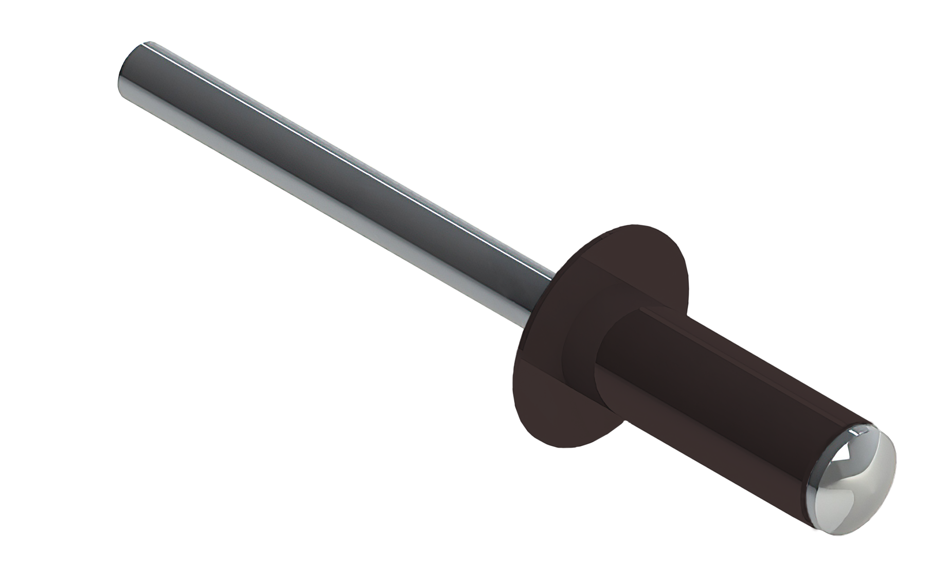 Заклёпка вытяжная Daxmer 4,0х10 RAL 8017 (10х1000шт) ал/ст