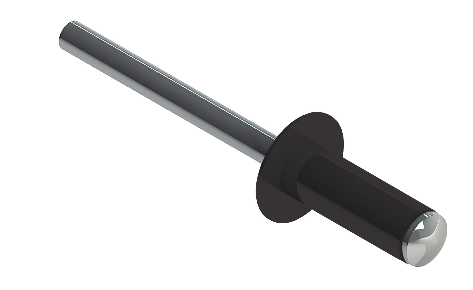 Заклёпка вытяжная Daxmer 3,2х8 RAL 8019 (20х1000шт) ал/ст