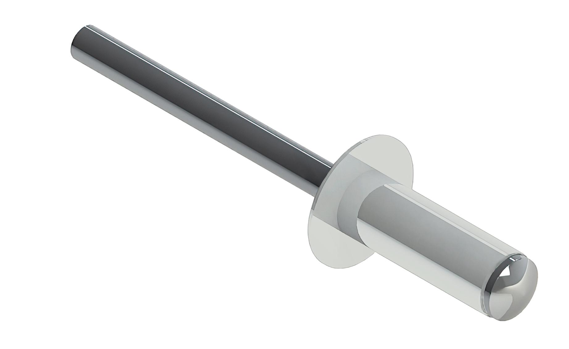 Заклёпка вытяжная Daxmer 3,2х8 RAL 9003 (10х1000шт) ал/ст